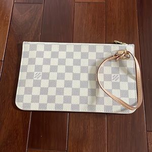 Louis Vuitton Azur wristlet/pouch LN